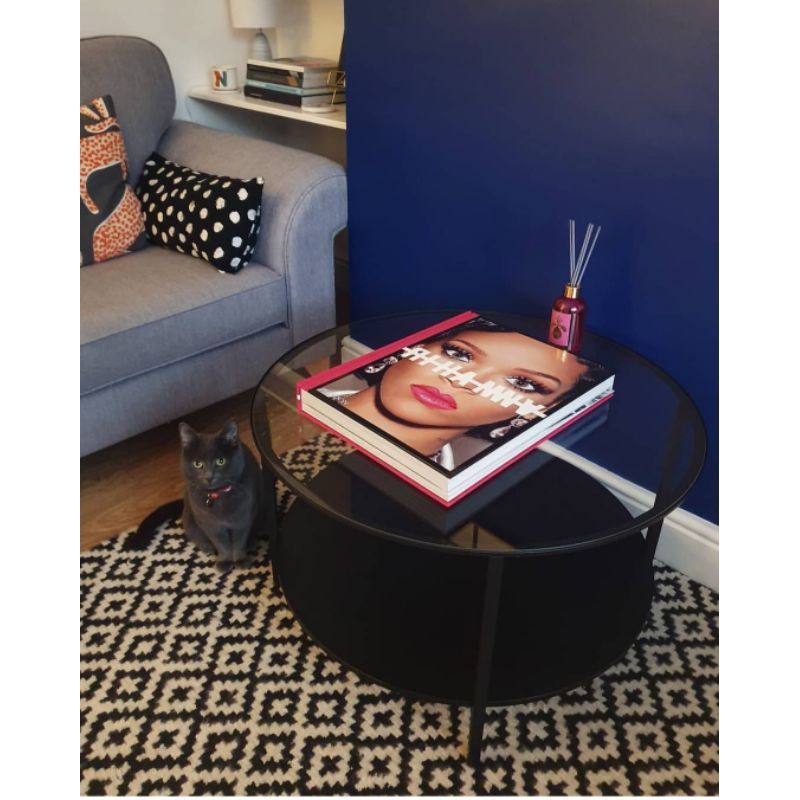 Jual Meja Kaca Ruang Tamu Meja Sofa Meja Bulat | Shopee Indonesia