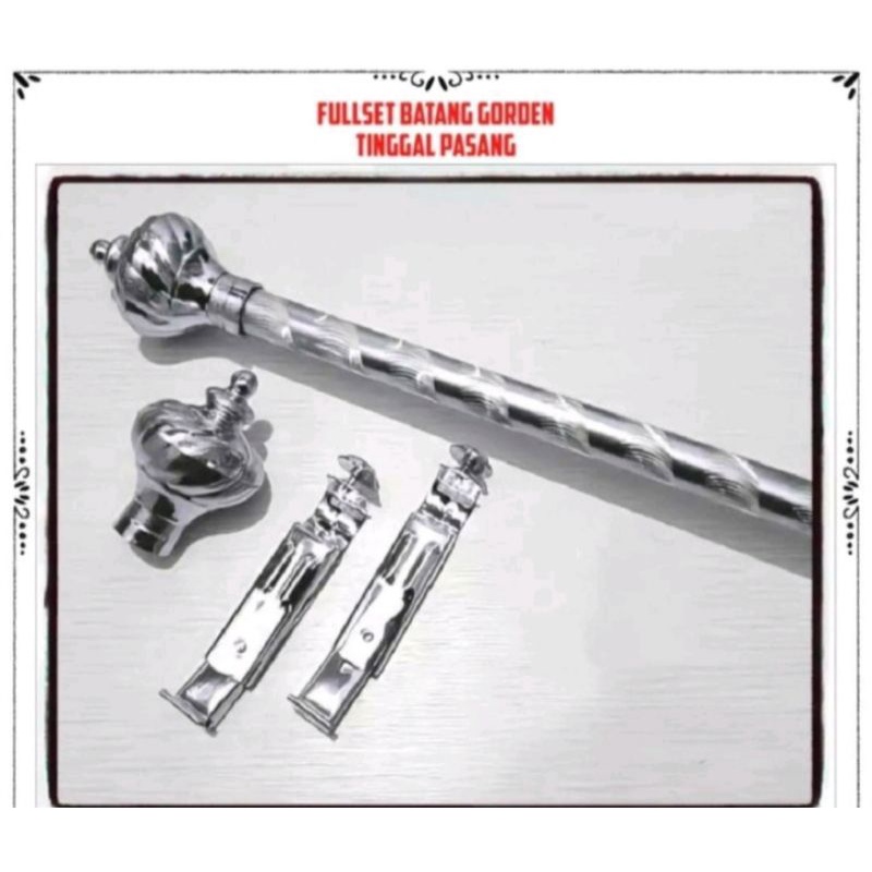 Jual TIANG HORDEN PREMIUM FULLSET KOMPLIT/BATANG BESI GORDEN REL PIPA ...
