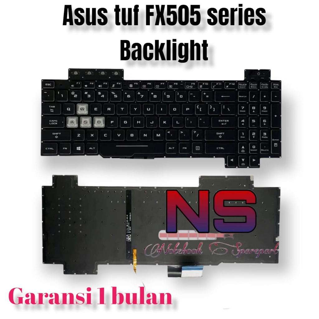 Touche De Clavier De Remplacement Pour Asus TUF Gaming FX86S FX505GD FX505GE FX505GM FX80 - Pièce D'occasion