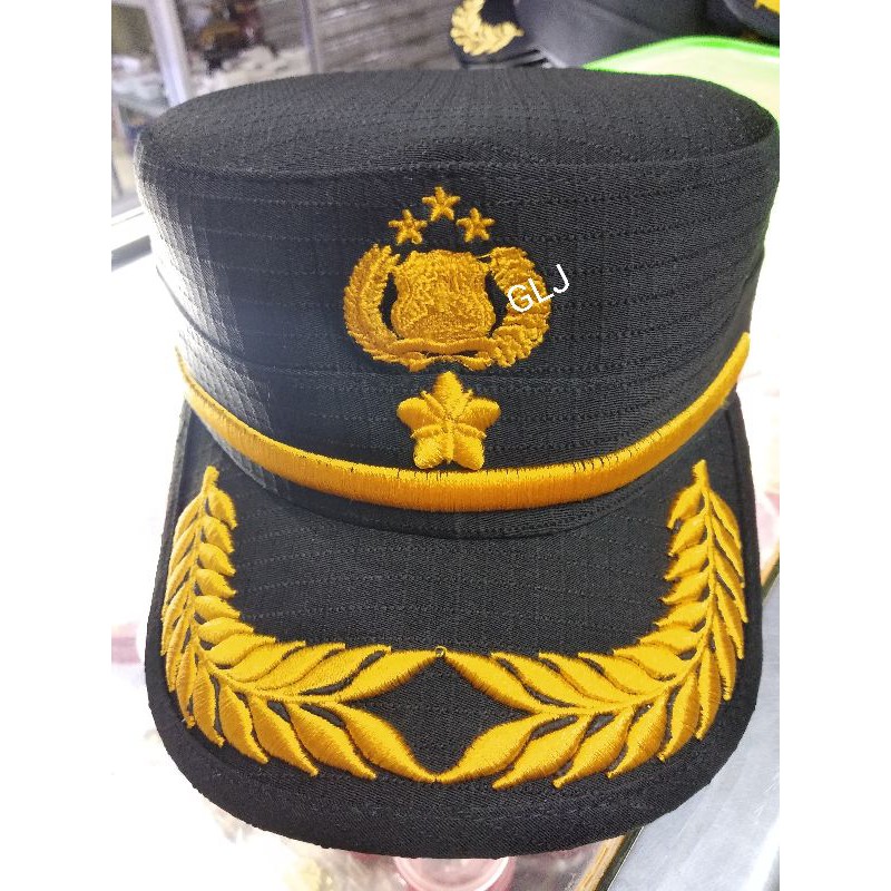 Jual Topi komando polisi coklat PAMEN melati 1 | Shopee Indonesia