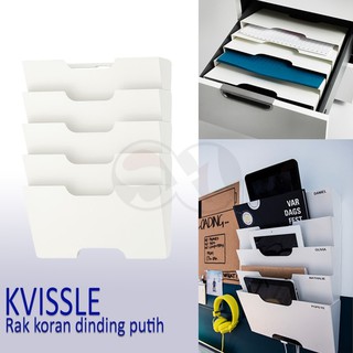 KVISSLE Range-revues mural, blanc - IKEA