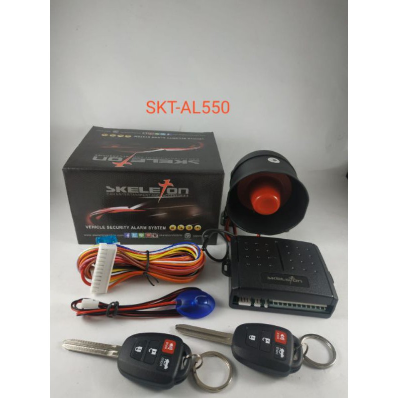 Jual Skeleton Alarm Mobil Universal Car Alarm System SKT-AL550 | Shopee ...