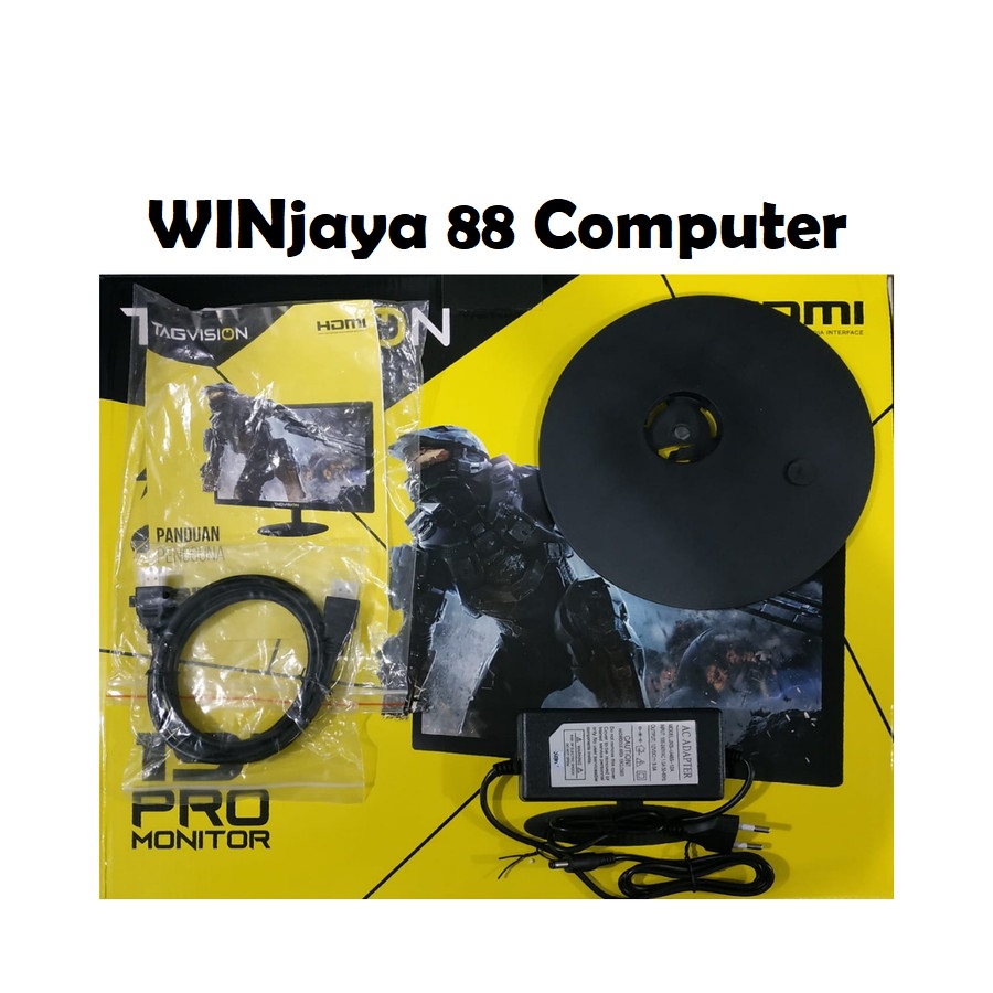Jual LED MONITOR PRO TAGVISION 19/20/22 INCH BUILT IN SPEAKER | Shopee ...