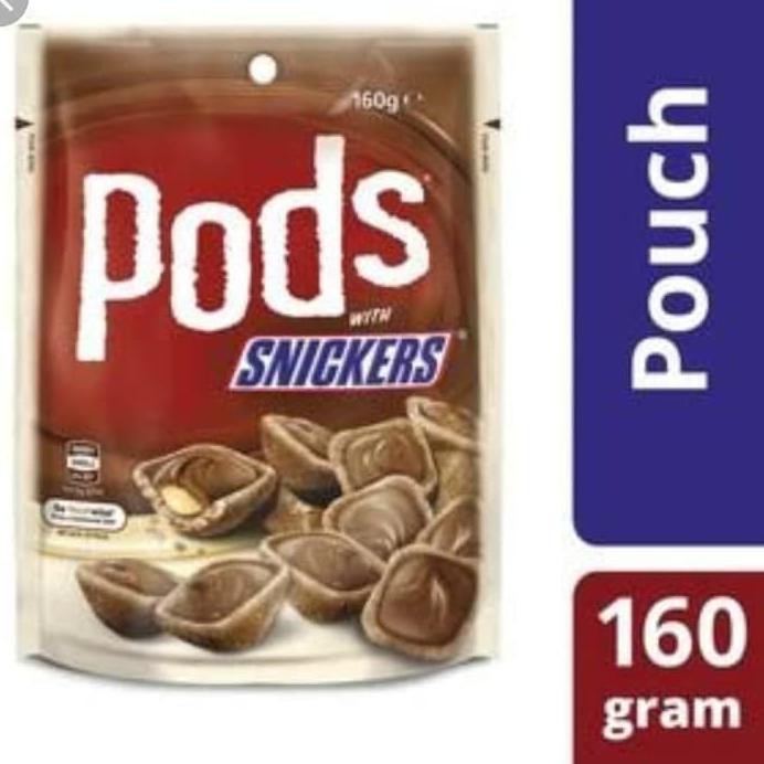 Jual PODS SNICKERS CHOCOLATE AUSTRALIA SNACK IMPOR COKELAT IMPORT 
