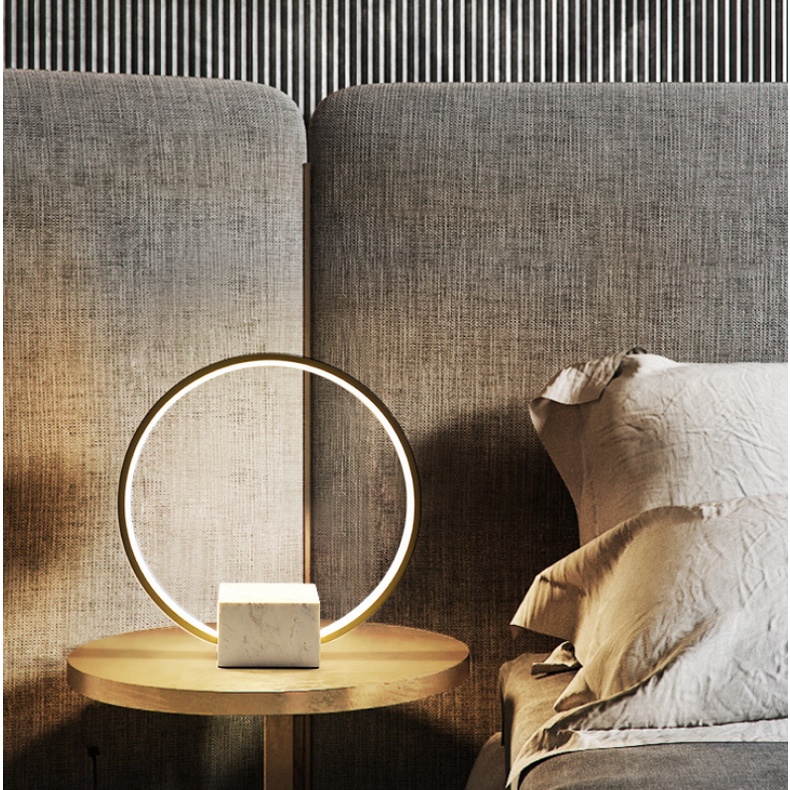 Jual Modern Round Marble Table Lamp | Shopee Indonesia