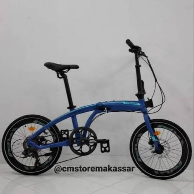 Sepeda Lipat Pacific Noris 2.8 Ukuran 20 Inch Folding Bike Alloy 8 Speed