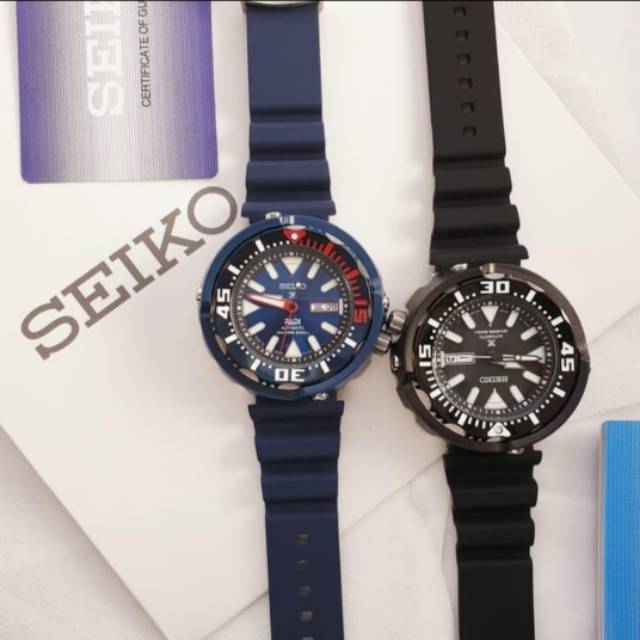 Jam Tangan Pria Merek Seiko X Padi 870076 Automatic Ori BM Rubber 4.7cm