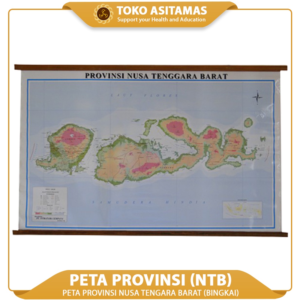 Jual Peta Provinsi Nusa Tenggara Barat (Ntb) (Bingkai) | Shopee Indonesia