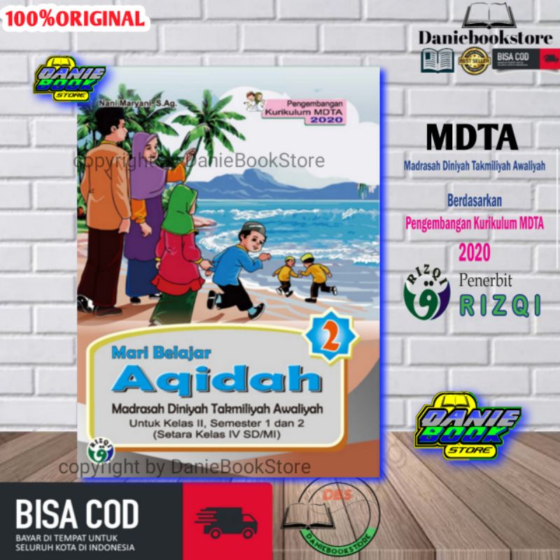 Jual BUKU DTA AQIDAH Madrasah Diniyah Takmiliyah Awaliyah MDTA KELAS ...