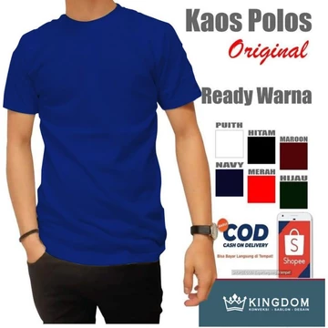 Kaos Polos Lgn Pendek Katun Cm 28S Premium