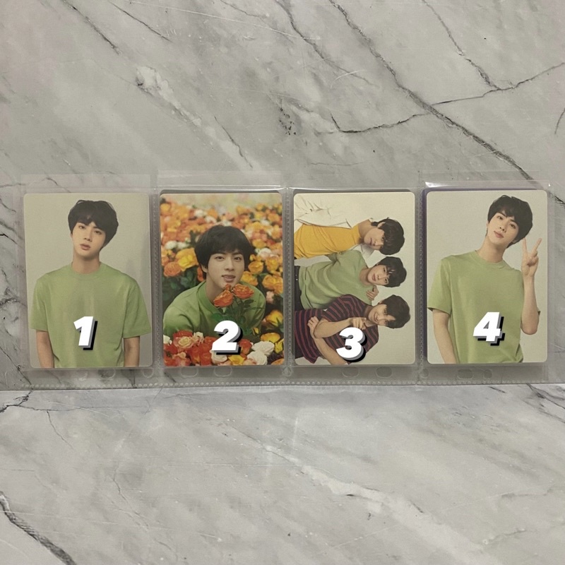 Jual Bts Lys Love Yourself Japan Mpc Mini Photocard Jin Seokjin Unit Rm V Taehyung Namjoon 5566