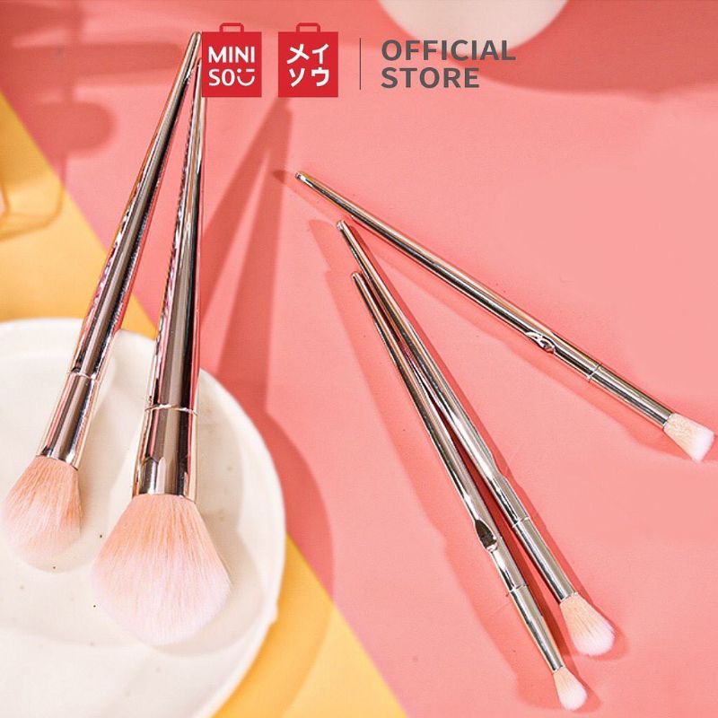 Jual MINISO OFFICIAL Make up brush set (5 12pcs) / brush makeup