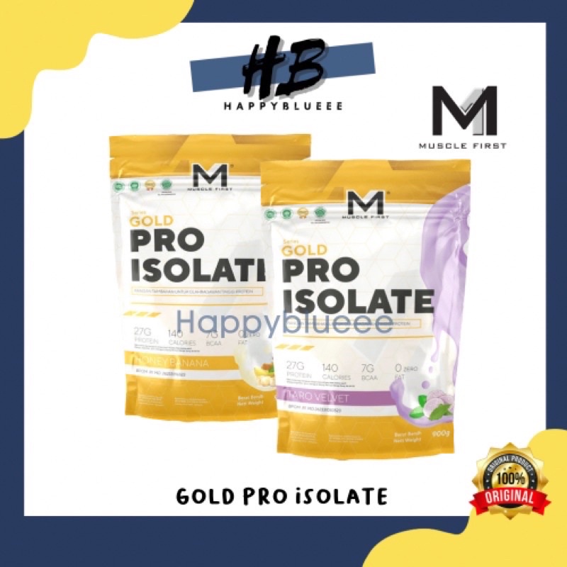 Jual Muscle First Gold Pro Isolate 100% WPI Whey Protein Isolate 2lbs ...