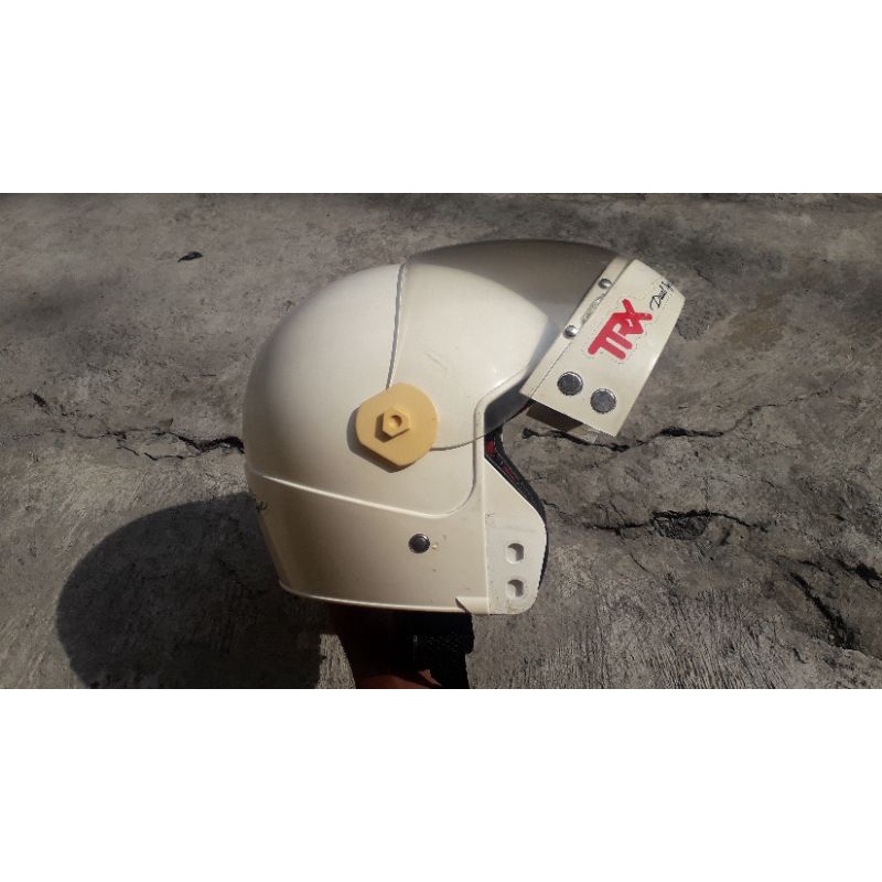 Jual helm jadul lawas TRX honda custom restorasi Shopee Indonesia