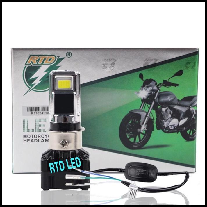 Jual Lampu Led Motor H4 H6 Headlamp Bohlam Motor Rtd M02D Original Ac ...