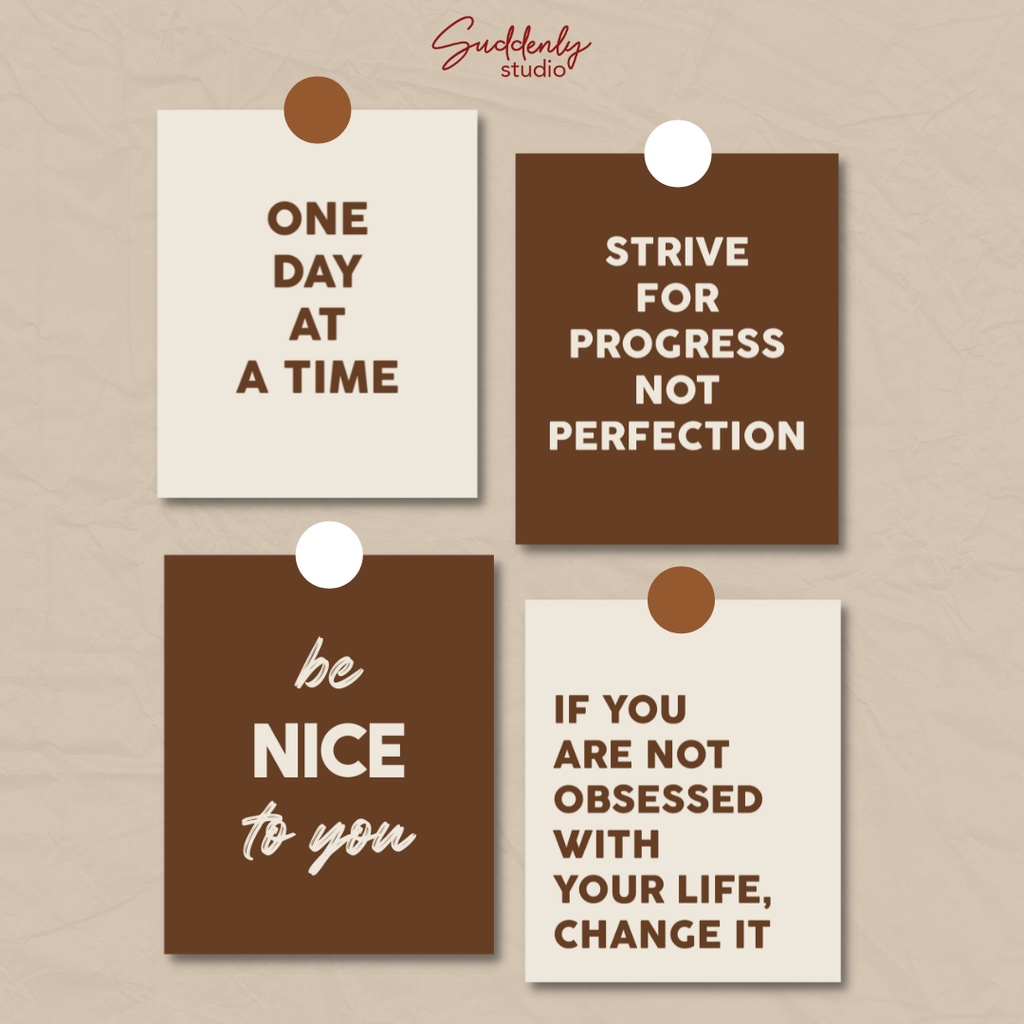 Jual Quote Card #4 - [FREE DOT STICKER] - SUDDENLY STUDIO | Shopee ...