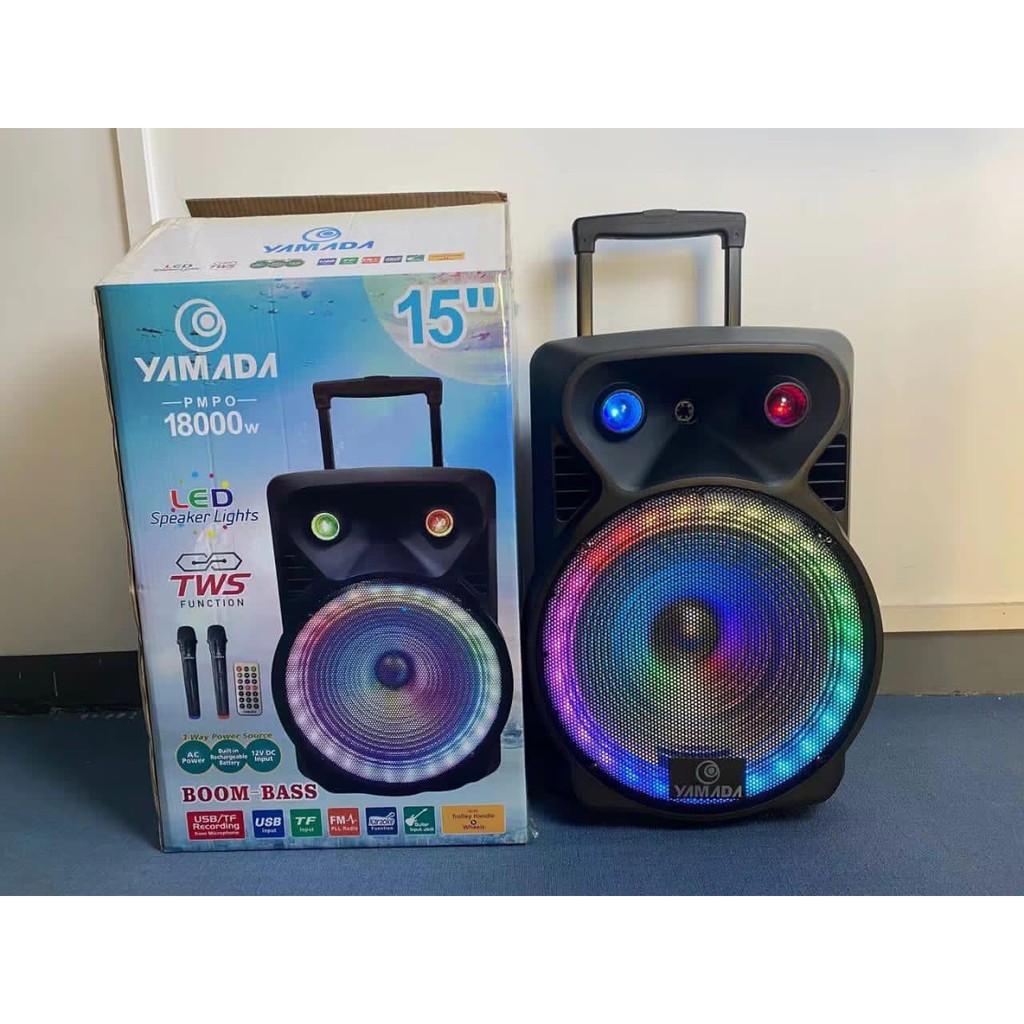 Jual SPEAKER YAMADA 15 INCHI BOOM BASS Shopee Indonesia