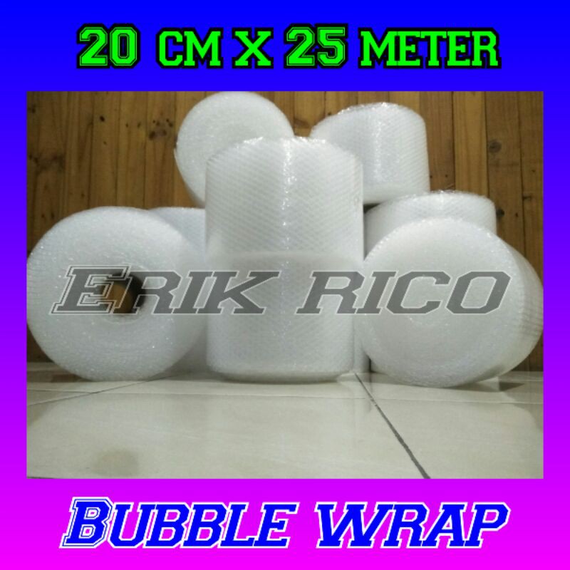 Jual BUBBLE WRAP 20 CM X 25 METER TEBAL | Shopee Indonesia