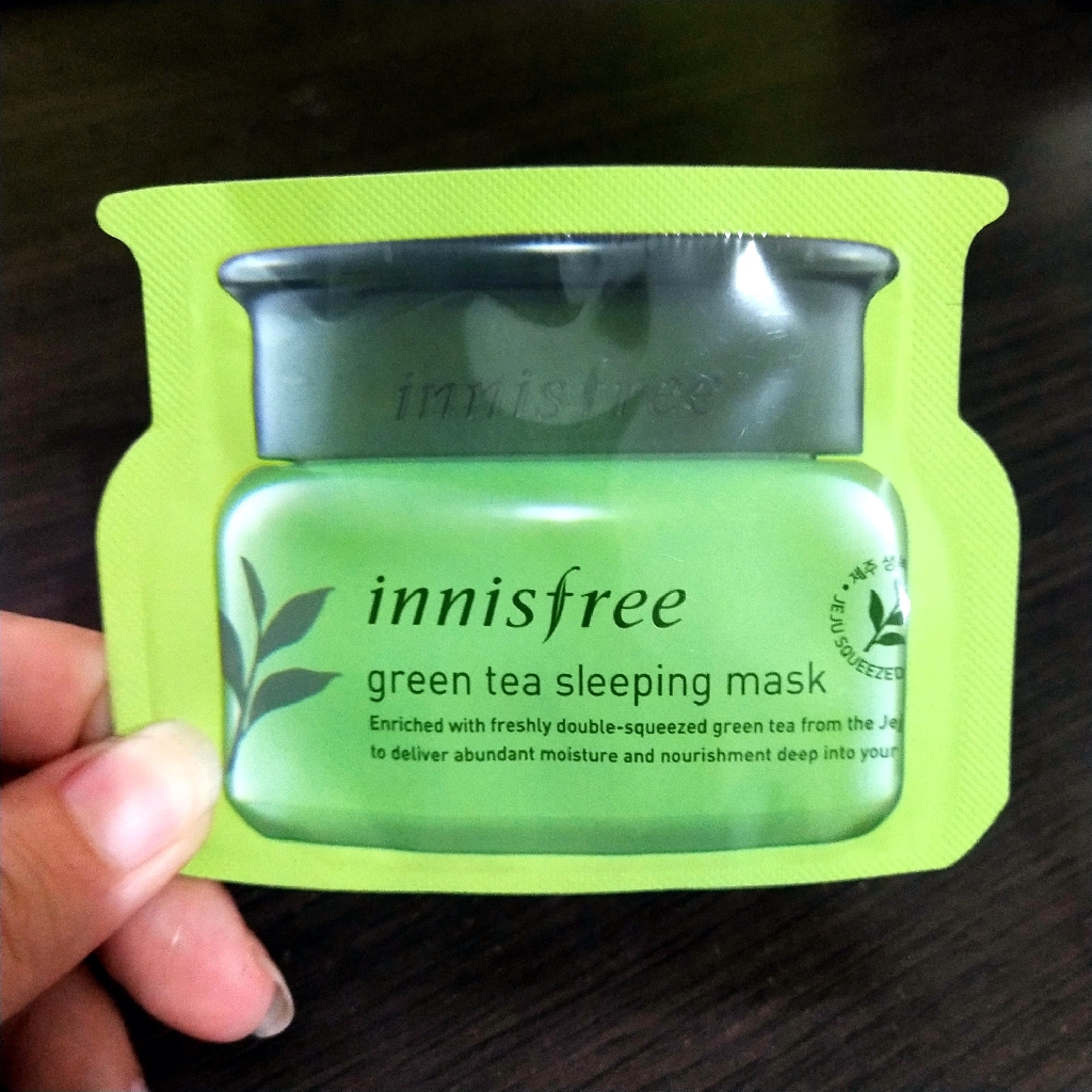 Jual INNISFREE GREEN TEA SLEEPING MASK ORIGINAL 4 ML SAMPLE SACHET ...