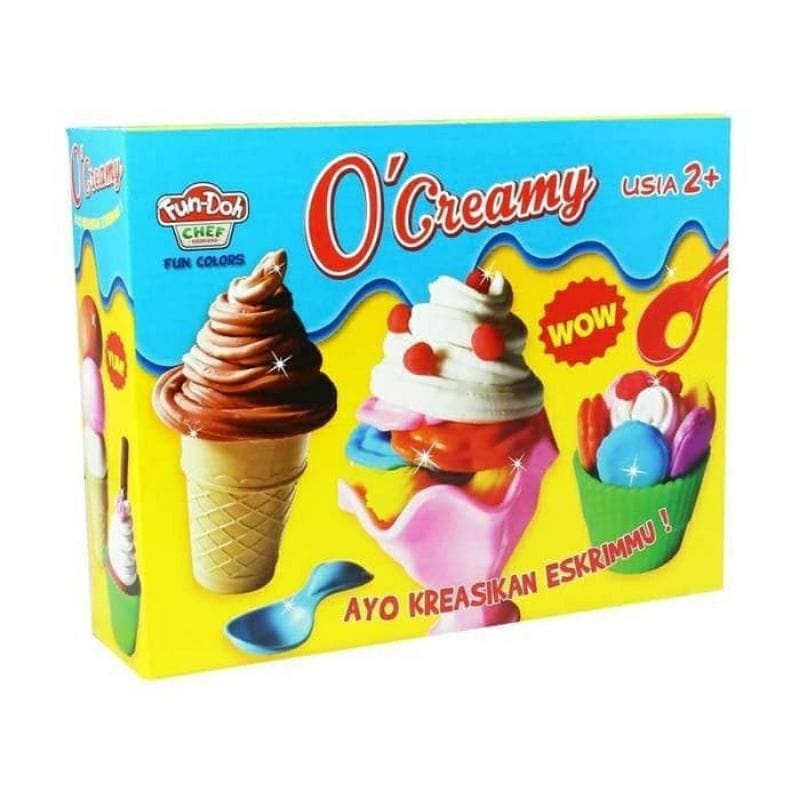 Jual Fundoh O Creamy - Fun Doh - Lilin Mainan - Mainan Edukasi ( 28 ...