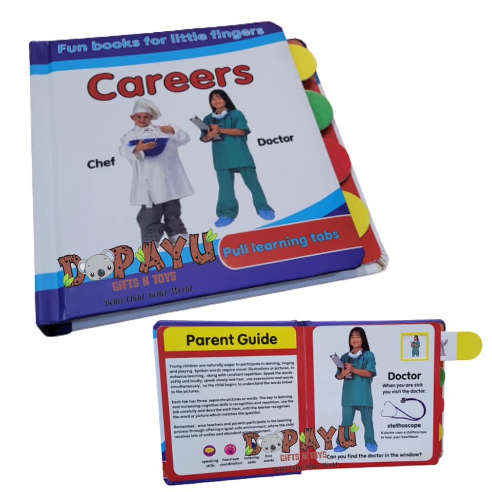 Jual BUKU ANAK PULL LEARNING TABS CAREERS IMPORT JOBS MENGENAL PEKERJAAN Shopee Indonesia