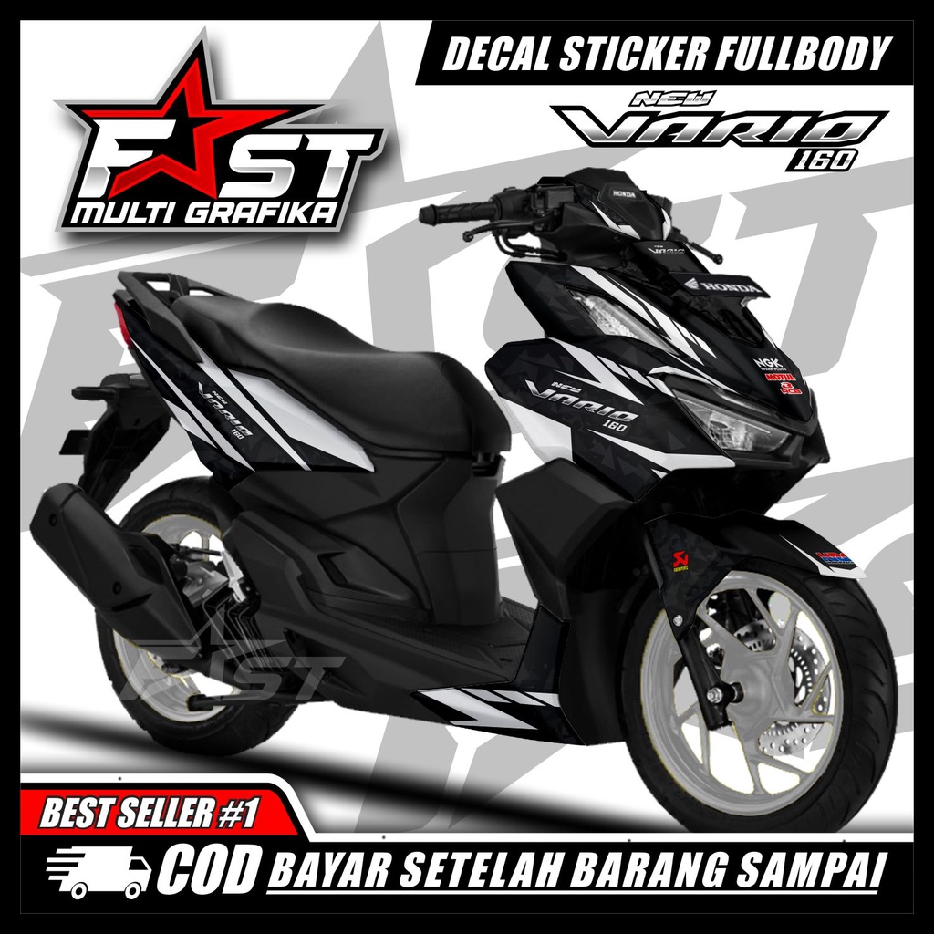 Jual Bisa Cod Decal Vario New Stiker Striping Vario Stiker Fullbody Honda Vario