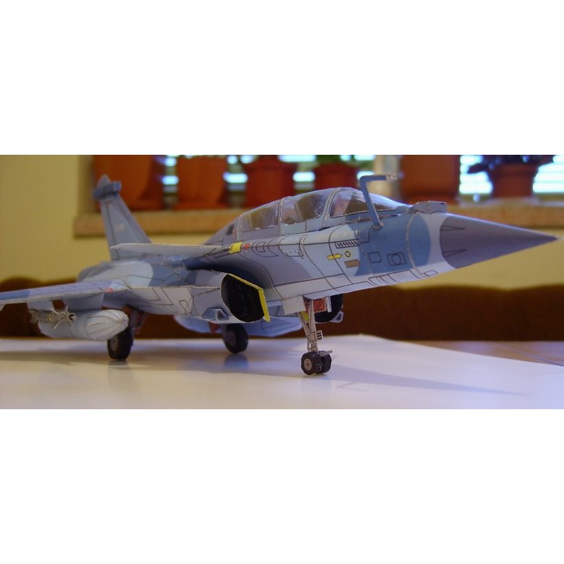 Jual DIY Miniatur Papercraft Pesawat Tempur Rafale B | Shopee Indonesia