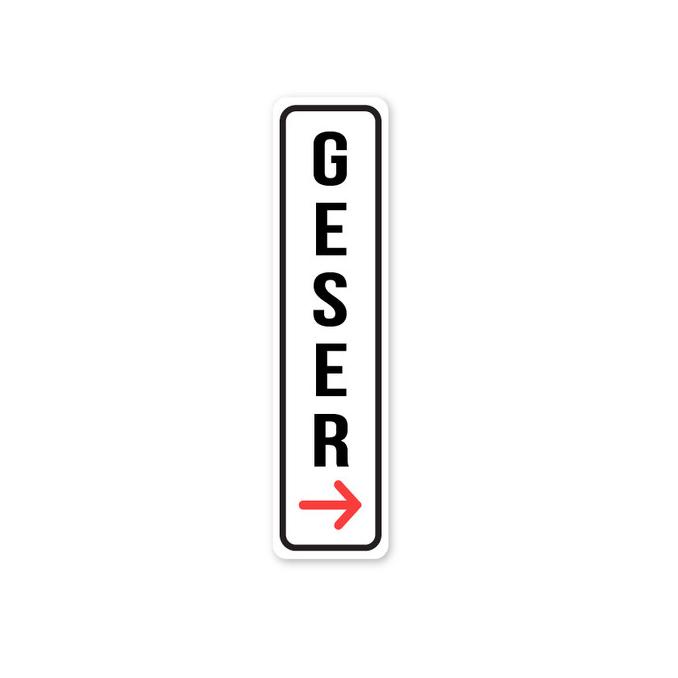Jual Sign Akrilik Timbul Geser | Label Pintu Geser Acrylic helloto99 ...