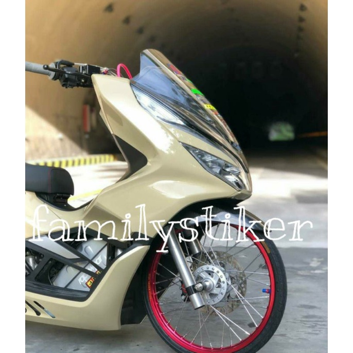 Jual SEKOTLET STICKER WARNA CREM GLOSY SETIKER MOTOR CREM GLOSY STIKER ...