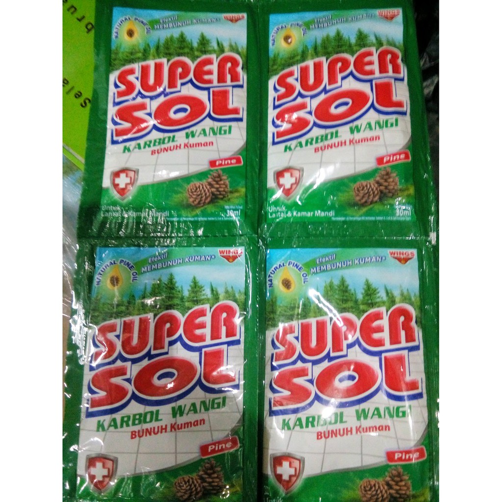 Jual Order Langsung Super Sol Sachet 30ml Berkualitas | Shopee Indonesia