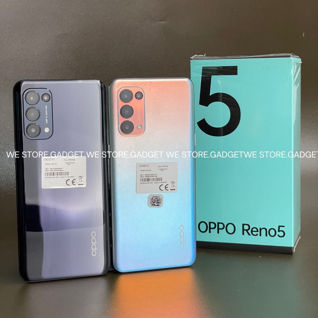 Jual OPPO RENO 5 8/128GB SECOND/BEKAS FULLSET ORIGINAL | Shopee Indonesia