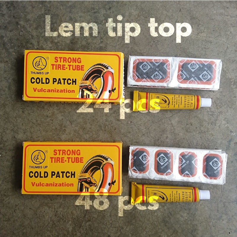 Jual Lem Tip Top Tambal Ban Cold Patch Thumbs Up Shopee Indonesia