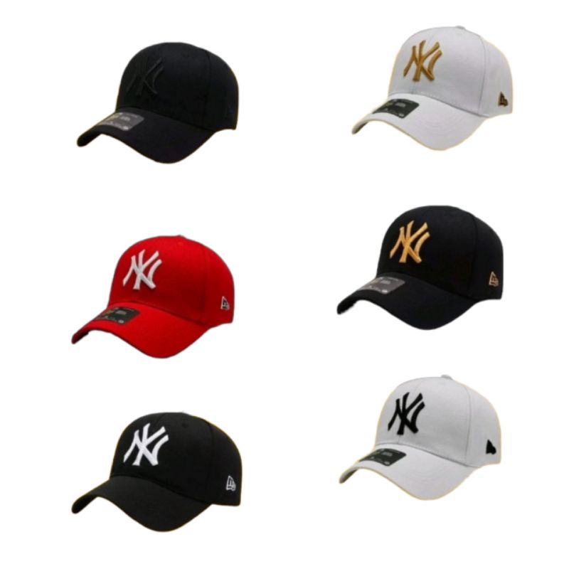 Jual Topi Baseball Pria Wanita Bordir NY Timbul Kualitas Original ...