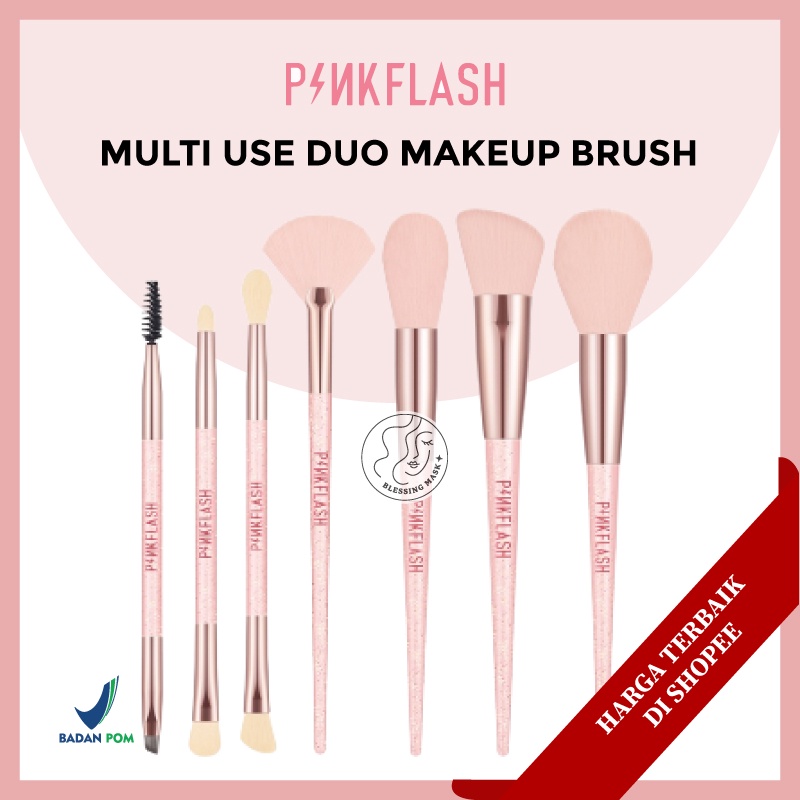 Jual PINKFLASH Multi use Duo Professional Makeup Makeup Brush Series PF