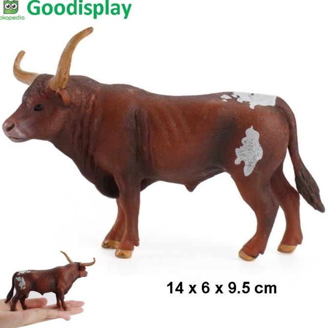 Jual aneka mainan miniatur hewan ternak farm animal sapi ayam babi kuda ...