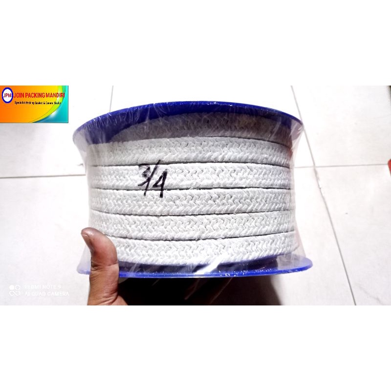 Jual Gland Packing Asbestos Ptfe Potongan 20mm x 100cm | Shopee Indonesia