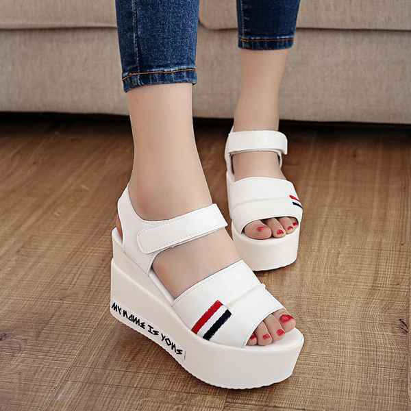 Sandal clearance wedges tinggi