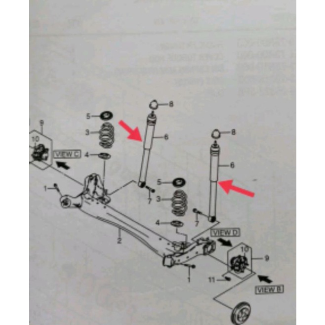 Jual Shock Breker Shock Absorber Belakang Suzuki All New Ertiga 41800 73R30 Original Shopee