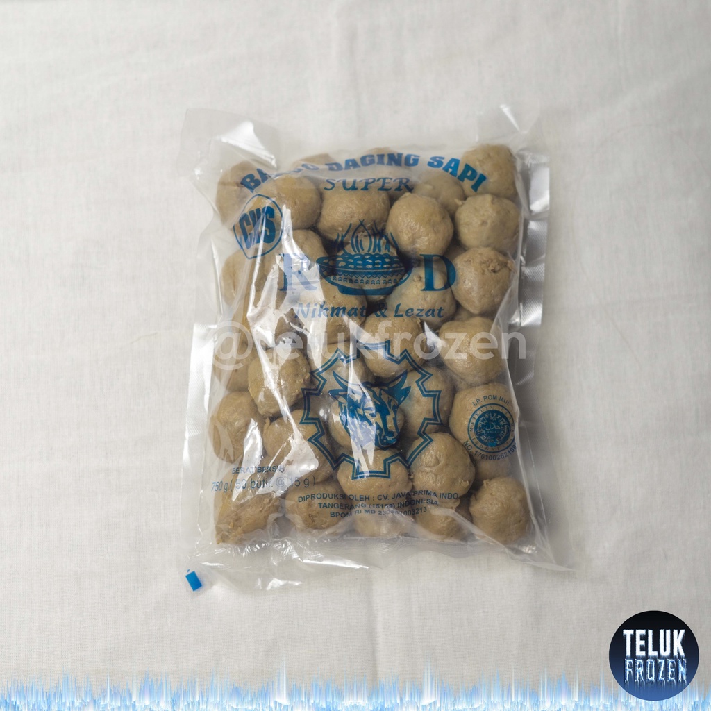 Jual Bakso Sapi Cks Isi 50 Sbb Enak Murah Baso Rd Biru Super Butir Pcs