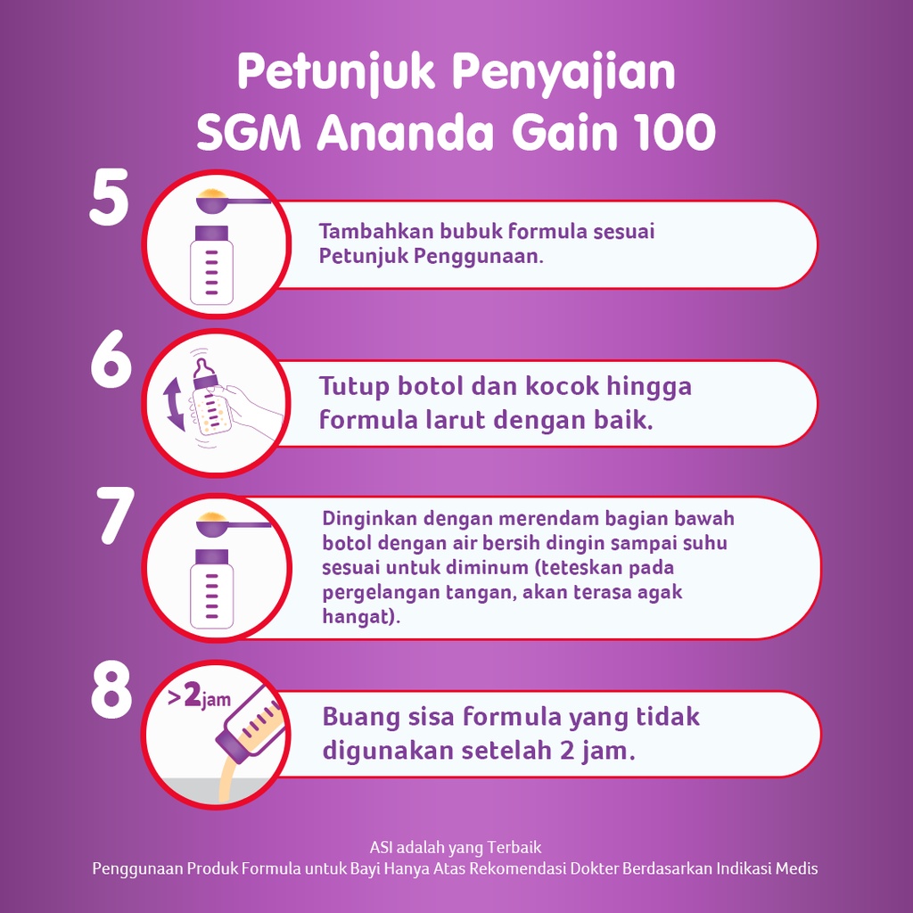 Jual Susu SGM Ananda Gain 100 0–12 Bulan 400gr – Nutrisi Lengkap untuk ...