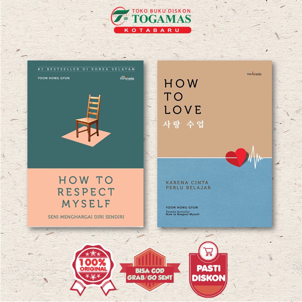 Jual HOW TO RESPECT MYSELF // HOW TO LOVE (BUKU KE 2) YOON HONG GYUN