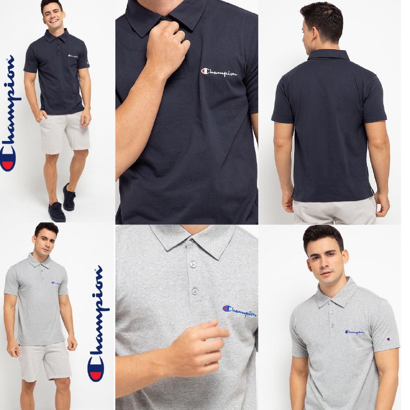 Kaos Polo Polos Champion Original Script Original Branded