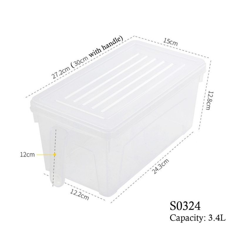 Jual Strongwell Kotak Kontainer Makanan Kulkas Kichen food Box 27.2X 15 ...