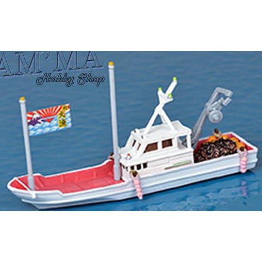 Fishing Boat (3 types) - Tomytec 1/150 N scale