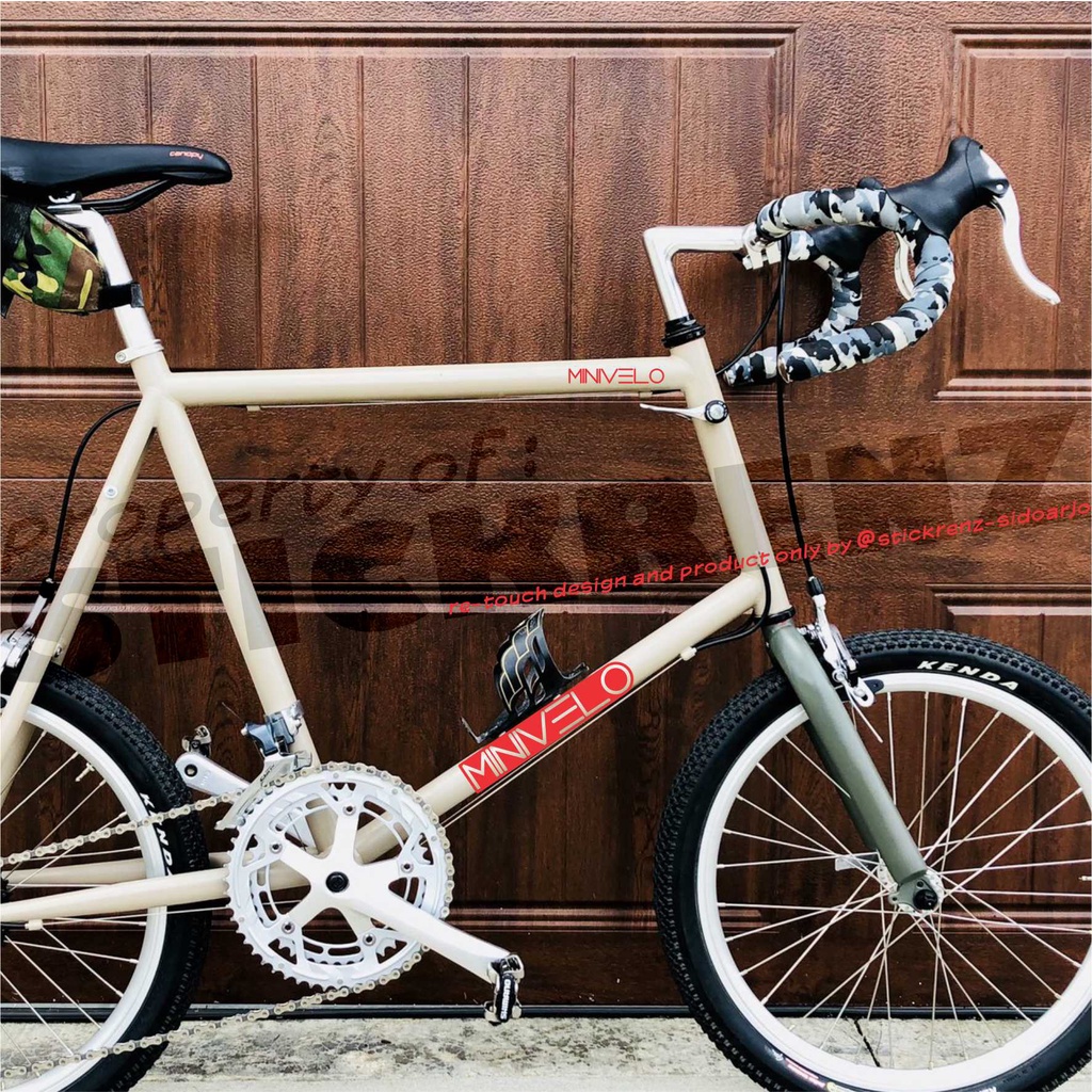 Jual Cutting Sticker Stiker Frame Sepeda Mini Minivelo 01 Custom ...
