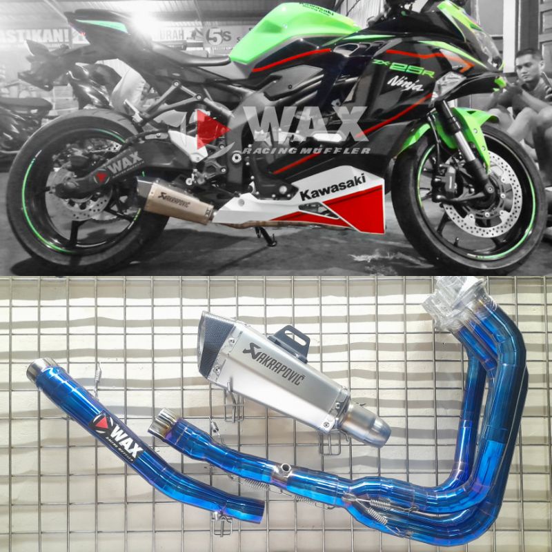 AKRAPOVIC zx25r（KAWASAKI ZX-4 400 ZX-25 R 250 2023-2024