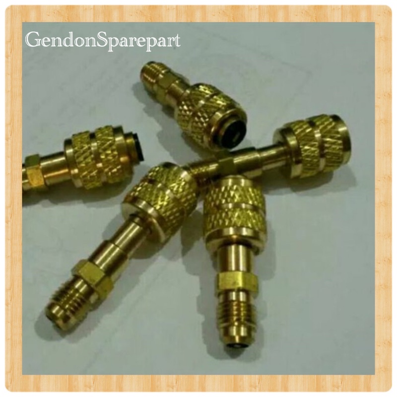 Jual Adaptor napple nepel adapter manifold R22 ke R32,R410 | Shopee ...