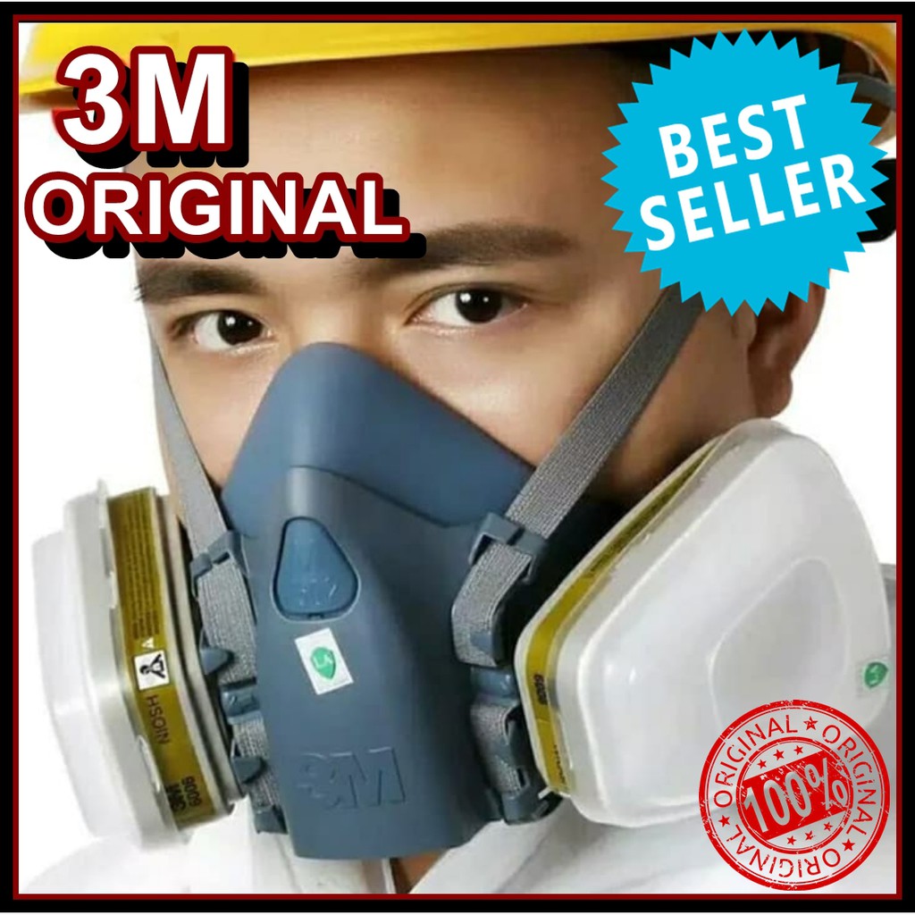 Jual MASKER/MASKER 3M/MASKER RESPIRATOR 3M/MASKER 3M 7502 ORIGINAL 3M 7 ...