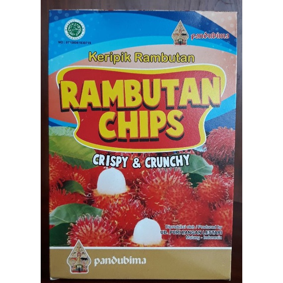 Jual Keripik Kripik Buah Rambutan 80 Gram Box Kayavit Pandubima