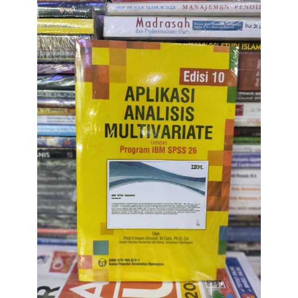 Jual Aplikasi Analisis Multivariate Dengan Program SPSS 26 Prof H Imam ...